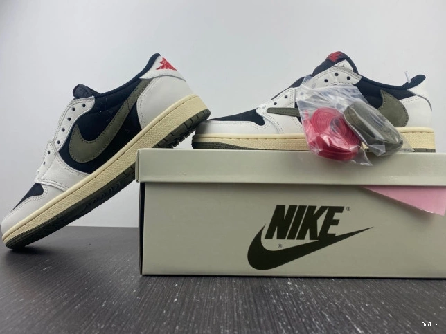 Bmlin Air Olive x OG Travis 1 DZ4137-106 Low WMNS Jordan Scott 0718